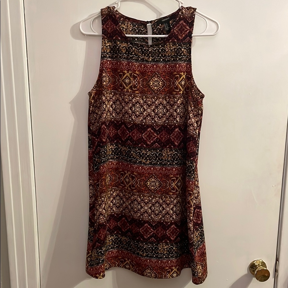 Multicolor Sleeveless Dress